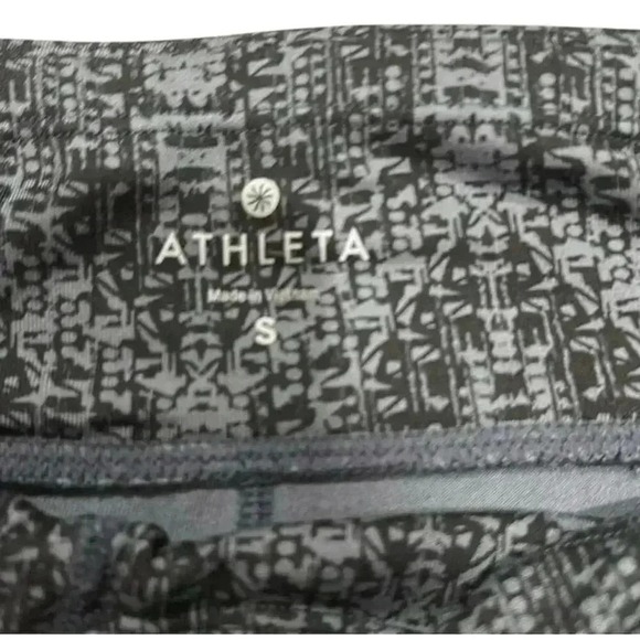 Athleta Womens Be Free Knickers Crop‎ Leggings Gray Size Small Activewear - Picture 4 of 7